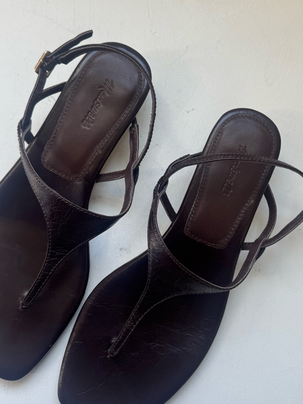 Madewell The Chiara Kitten Heel Slingback Sandal - Picture 6 of 16